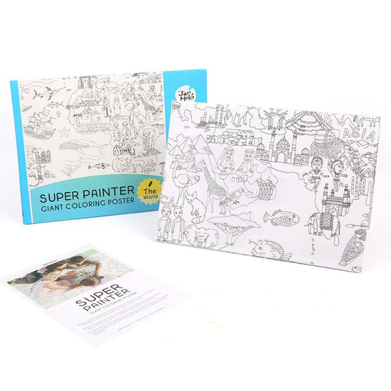 Jar Melﾃｳ - Super Painter Giant Coloring Poster Pads The World