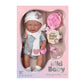 Baby Doll with 12 Sounds, Vinyl Body, Clothing & Accessories - 40cm