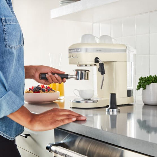 KitchenAid Artisan Espresso Machine Almond Cream 5KES6503EAC