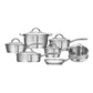 Tramontina Stainless Steel Cookware Set with Tri-Ply Base, 7-Piece 65650148
