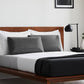 Malouf Bamboo Charcoal Z Zoned Memory Foam Pillow Queen MAL-ZZQQMPZB