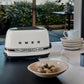 Smeg Porsche x Smeg Retro Style 2-Slice Toaster 950W Carrara White TSF01PCWEU