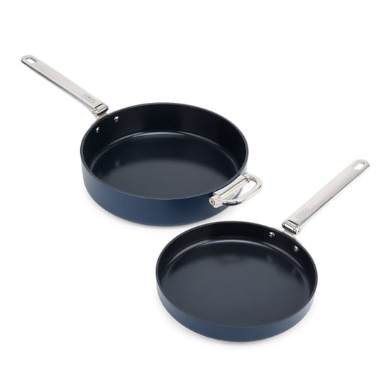 Joseph Joseph Space Ceramic Non-Stick Frying Pan Set 2-Piece 45051