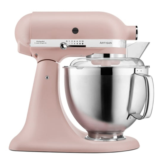 KitchenAid Artisan 4.8L Stand Mixer Feather Pink Matte 5KSM185PSEFT
