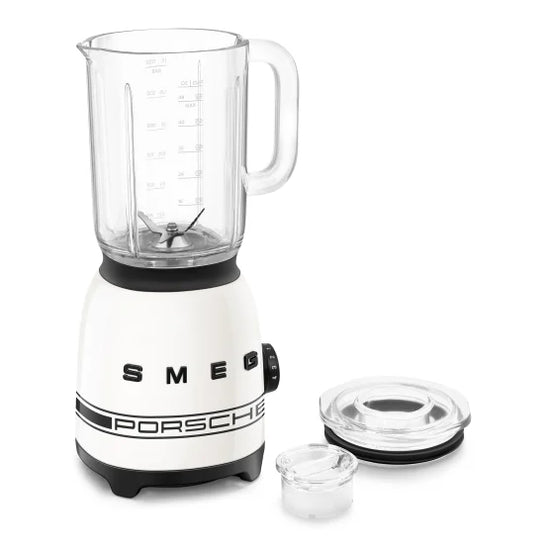 Smeg Porsche x Smeg Retro Style 800W Jug Blender, 1.5L Carrara White BLF03PCWEU