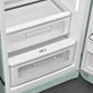 Smeg Porsche x Smeg Retro Style Full Refrigerator, 270L Sage Green FAB28RDPSG6