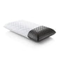 Malouf Bamboo Charcoal Z Zoned Memory Foam Pillow Queen MAL-ZZQQMPZB