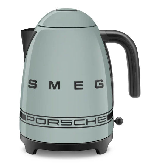 Smeg Porsche x Smeg Retro Style Cordless Kettle, 1.7L Sage Green KLF03PSGEU