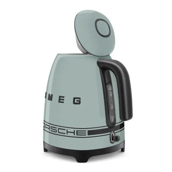Smeg Porsche x Smeg Retro Style Cordless Kettle, 1.7L Sage Green KLF03PSGEU