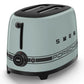 Smeg Porsche x Smeg Retro Style 2-Slice Toaster 950W Sage Green TSF01PSGEU
