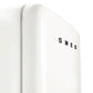 Smeg Porsche x Smeg Retro Style Full Refrigerator, 270L Carrara White FAB28RDPCW6