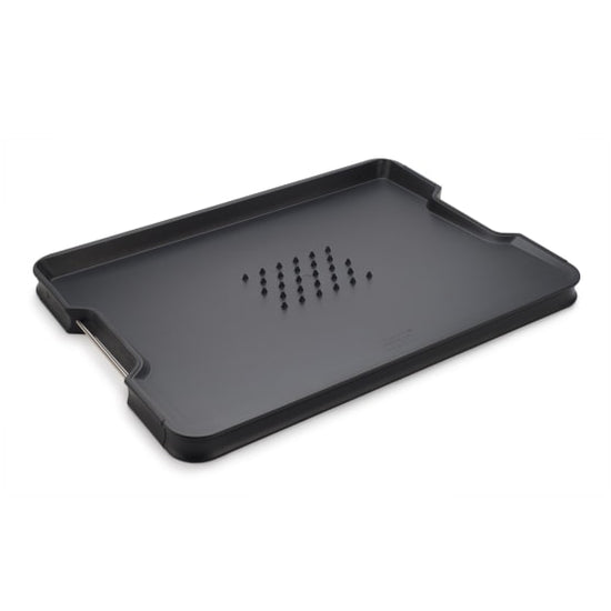 Joseph Joseph Cut and Carve Plus Large Chopping Board Black JJE602084