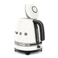 Smeg Porsche x Smeg Retro Style Cordless Kettle, 1.7L Carrara White KLF03PCWEU