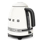 Smeg Porsche x Smeg Retro Style Cordless Kettle, 1.7L Carrara White KLF03PCWEU