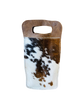 Handcrafted Nguni Cowhide Two-Bottle Wine Holder - THS10007