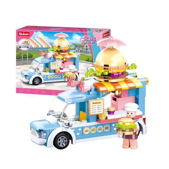 Sluban - Girls Dream - Hamburger Truck - 154pcs