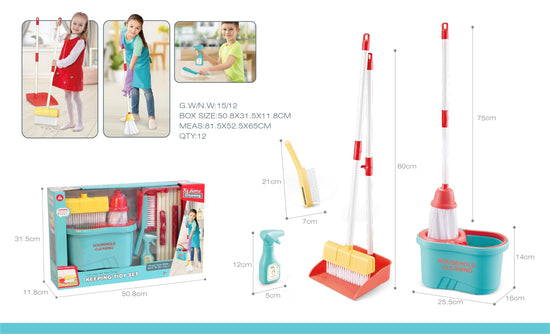 Cogo - Pretend & Play Keeping Tidy Set - Includes 6 Cleaning Tools