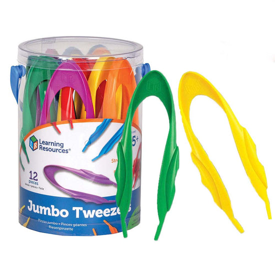 Learning Resources  - Jumbo Tweezer Set of 12