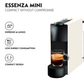 Nespresso Essenza Mini Coffee Machine with Aeroccino Milk Frother Bundle - White - 90009455