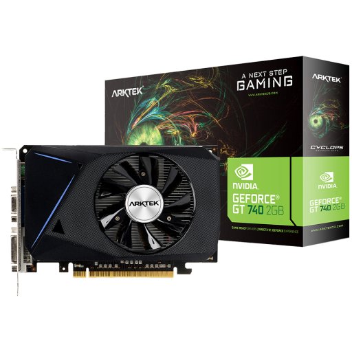 Arktek Nvidia GT740 2GB DDR3 128-bit HDMI / DVI / VGA Graphics Card