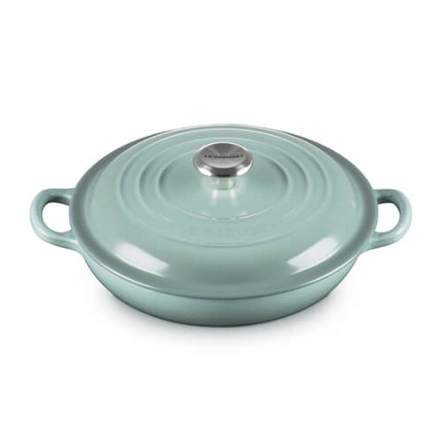 Cast Iron Saucepan Sea Salt 30CM CH1222