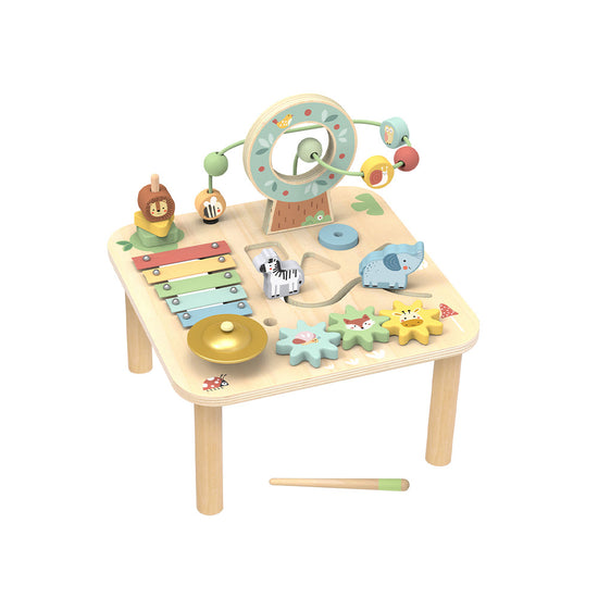 TookyToy - Wooden Forest Multi-Activity Table