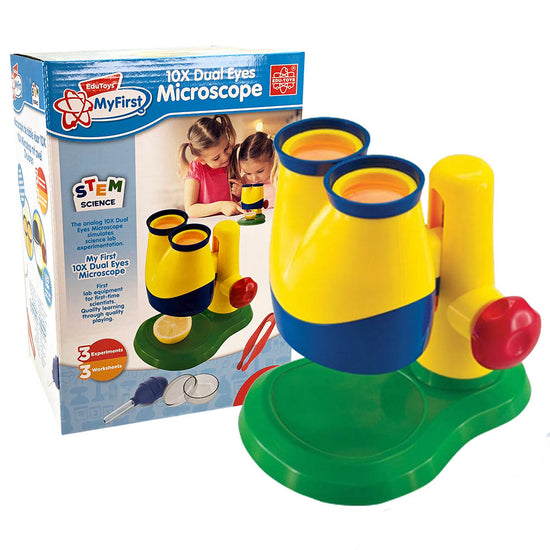 Edu-Toys - My First - Science - 10x Dual Eyes Microscope