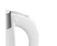 Mellerware Kettle Double Wall Cordless Stainless Steel White 0.8L 800-900W Siena Compact 22008WH