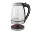 Mellerware Kettle 360 Degree Cordless Glass Silver 1.8L 2200W Azure 22300B