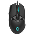 LORGAR Stricter 579, gaming mouse, 9 programmable buttons, Pixart PMW3336 sensor, DPI up to 12 000, 50 million clicks buttons lifespan, 2 switches, built-in display, 1.8m USB soft silicone cable, Matt UV coating with glossy parts and RGB lights with 
