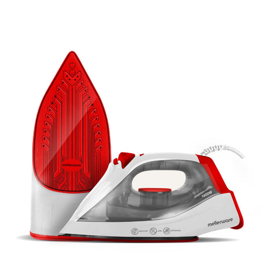 Mellerware Iron Steam / Dry / Spray Non-Stick White 250Ml 1400W Orion Ii 23140A