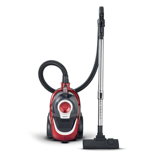 Kenwood High-Power Bagless Cyclonic Vacuum Cleaner Black/Red VBP75.000BR