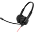 CANYON PC headset HS-07 PC Mic 3.5/USB Flat 2.8m Black