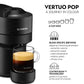 Nespresso Vertuo Pop Coffee Machine With Aeroccino Milk Frother Bundle - Liquorice Black - 90009320