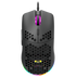 CANYON Puncher GM-11, Gaming Mouse with 7 programmable buttons, Pixart 3519 optical sensor, 4 levels of DPI and up to 4200, 5 million times key life, 1.65m Ultraweave cable, UPE feet and colorful RGB lights, Black, size:128.5x67x37.5mm, 105g