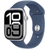 Apple Watch Series 10 GPS 42mm Silver Aluminium Case with Denim Sport Band - M/L,Model A2997