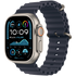 Apple Watch Ultra 2 GPS + Cellular 49mm Natural Titanium Case with Navy Ocean Band,Model A2986