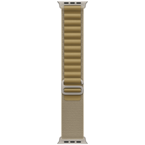 Apple 49mm Tan Alpine Loop - Small - Natural Titanium Finish