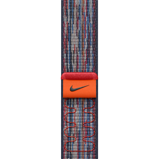 Apple 46mm Blue/Red Nike Sport Loop
