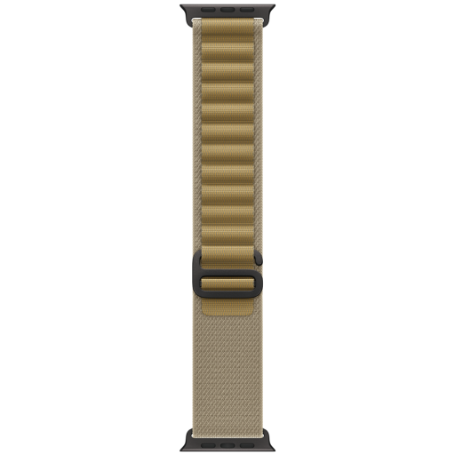 Apple 49mm Tan Alpine Loop - Medium - Black Titanium Finish