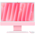 Apple 24-inch iMac with Retina 4.5K display: Apple M4 chip with 8‑core CPU and 8‑core GPU, 16GB, 256GB SSD - Pink,Model A3247