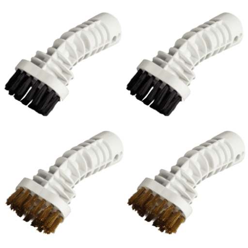AENO Plastic & Metal Scraper Brush Set for Steam Mop SM1, 4 pcs