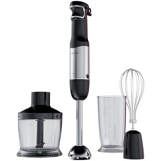AENO Hand Blender HB2: 1000W, Smooth speed control, LED speed indication, 0.5L Chopper, 0,6L Measuring jar