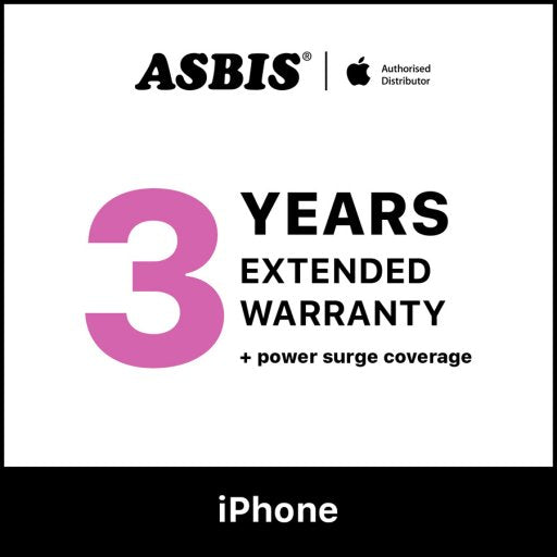 Additional 3-year warranty + power surge coverage for iPhone  16 pro max