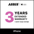 Additional 3-year warranty + power surge coverage for iPhone  16 pro max