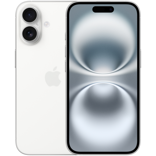 Apple iPhone 16 128GB White,Model A3287