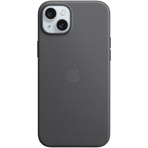 Apple iPhone 15 Plus FineWoven Case with MagSafe - Black,Model A3133