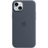 Apple iPhone 15 Plus Silicone Case with MagSafe - Storm Blue,Model A3124