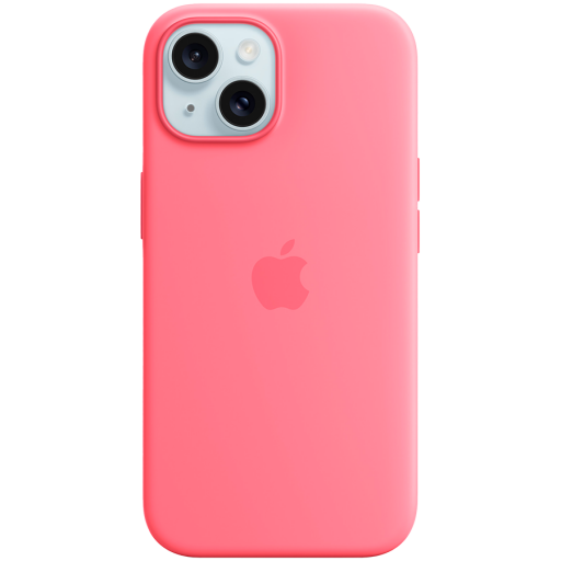 Apple iPhone 15 Silicone Case with MagSafe – Pink, Model A3123