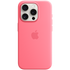 Apple iPhone 15 Pro Silicone Case with MagSafe - Pink,Model A3125